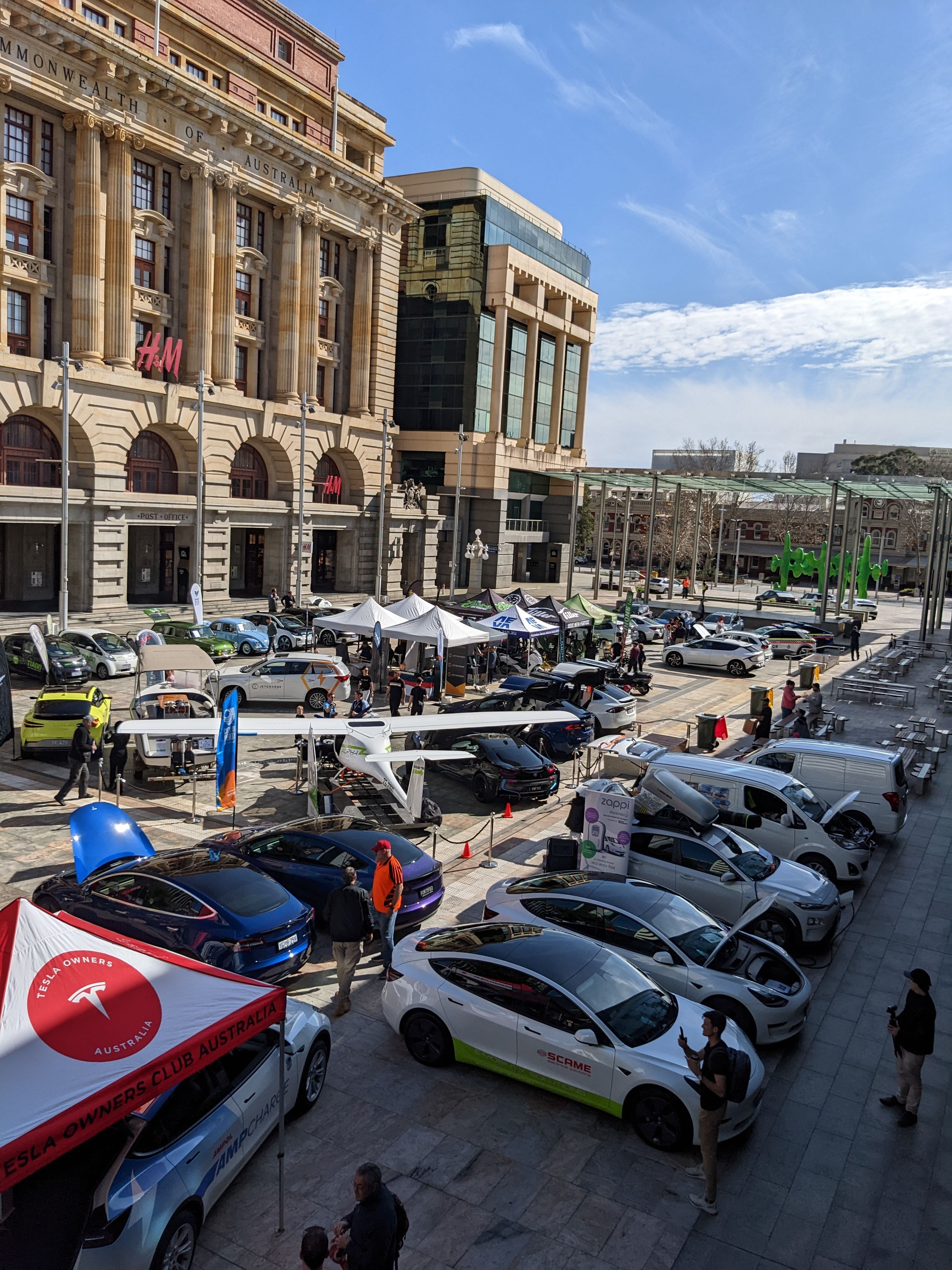 World EV Day - Forrest Place, Perth