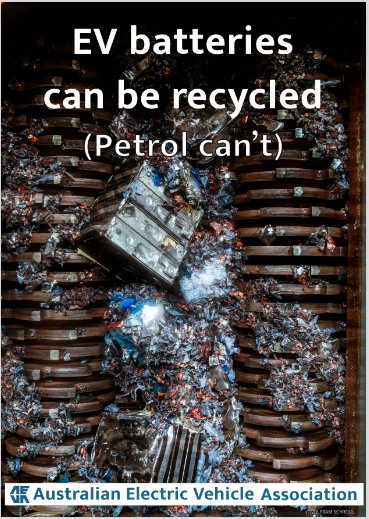Batteries can be Recycled poster