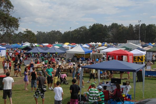 NSW AEVA EV Display at Lugarno Lions Community Fair
